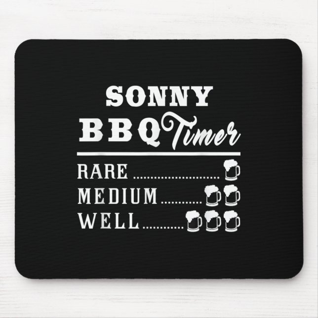 Manar Sonny Bbq Timer Beer Drinking Funny Grilling Musmatta (Framsidan)
