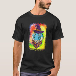 Manar söt Dinosaur bära skalle och häxhallo T Shirt