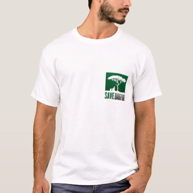 Manar sparaDarfur T-tröja Tee Shirt (Framsida)