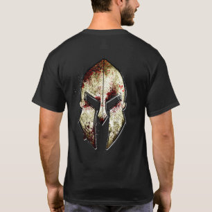 Manar Spartan Helmet Gladiator Warrior I Leon T Shirt