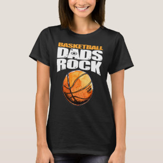 Manar spelar en stark basketboll Pappor Sten T Shirt