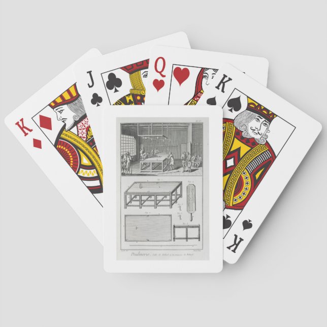 Manar spelar miljardspel från Encyclopedie des Kortlek (Baksidan)