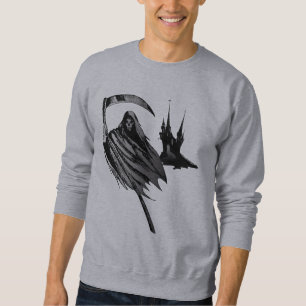 Manar Spooky Grim Reaper Castle Halloween Shirt Sweatshirt