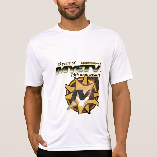 Manar Sport-Tek T-Shirt of MYETV - 15 år (Framsida)