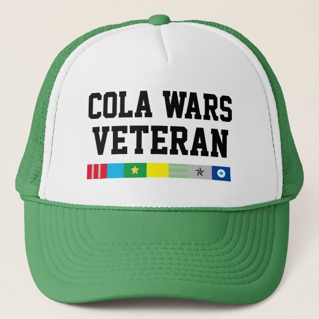 Manar Sportkläder Baseball COLA KRIG VETERAN Truck Keps (Framsida)