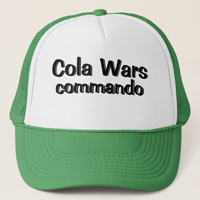 Manar Sportkläder Baseball Novelty COLA KRIG, KOMM Keps (Framsida)