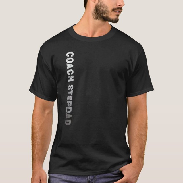 Manar Sports Coach Stepdad Fars dag T Shirt (Framsida)
