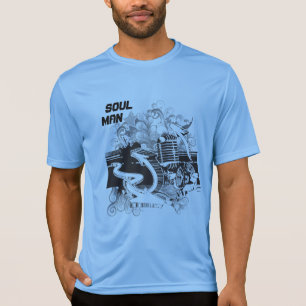 Manar Sports Tek T-Shirt Blue Soul Man