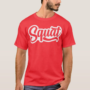 Manar SQUAT Gym Fitness Workout Bodybuilding Motiv T Shirt