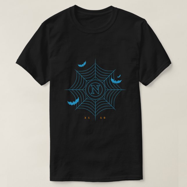 Manar SSC Napoli Halloween T Shirt (Design framsida)