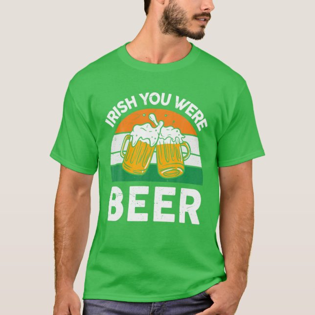 Manar St patricks day Costume Irish Du var öl F T Shirt (Framsida)