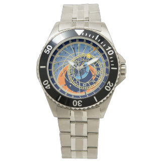 Manar Stainless Watch, Prag Astronomical Clock Armbandsur