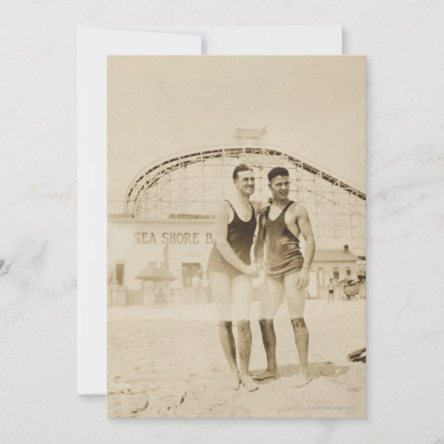 Manar Ställande vid Beach (Framsida)