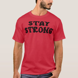 Manar STAY STRONG Gym Fitness Workout Bodybuilding T Shirt