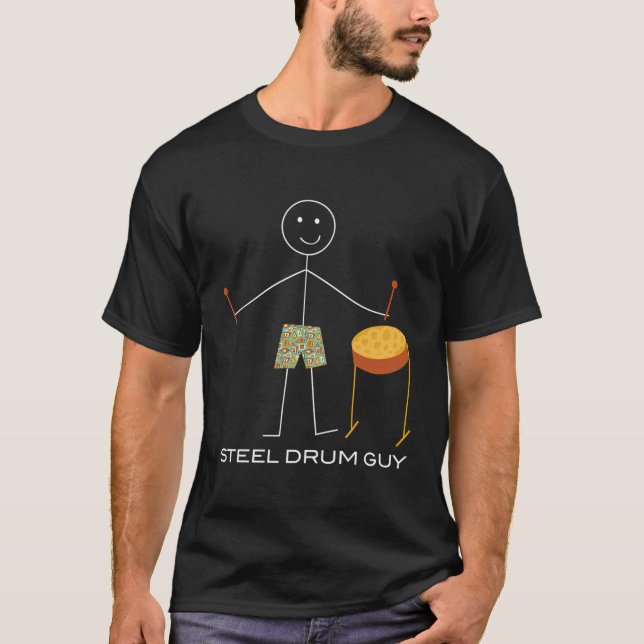 Manar Steel Drum Steel Pan Player T Shirt (Framsida)