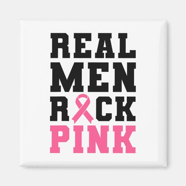 Manar Sten Rosa Breast Cancer Awareness Magnet (Framsidan)