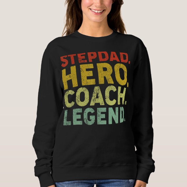 Manar Stepdad Hero Coach Legend Stepdad Coach Fath T Shirt (Framsida)