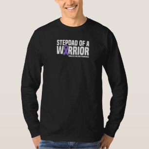 Manar Stepdad of a Warrior Domestic Violence Aware T Shirt