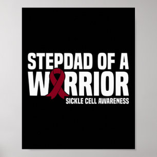 Manar Stepdad of a Warrior Sickle Cell Awareness Poster