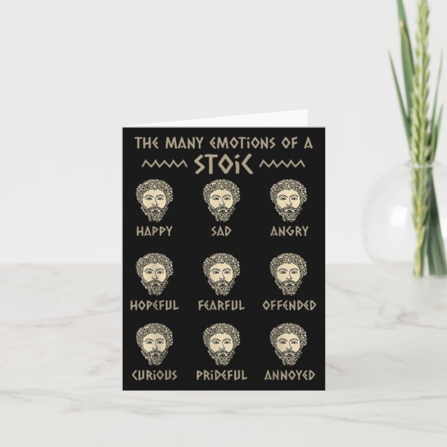 Manar Stoicism Quote Marcus Aurelius Philosophy Ro Kort (Framsida)