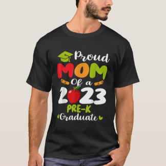 Manar stolt Mamma från 2023 PreK Student Mors dag  T Shirt