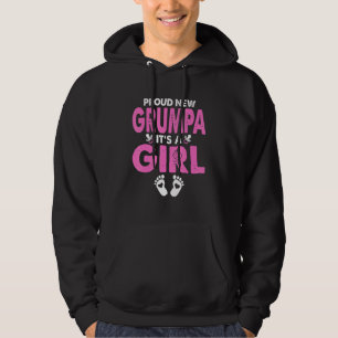 Manar stolt New Grumpa sin A Girl Gender Reveal Tj Hoodie