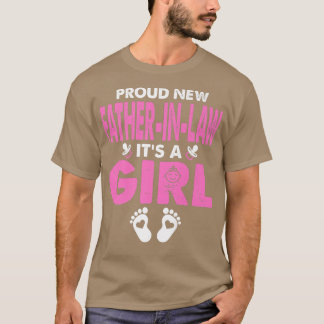 Manar stolt nya faderIn Law sin Gender för flickor T Shirt