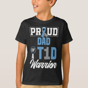 Manar stolt Pappa för medvetenhet om T1D-cancer T Shirt