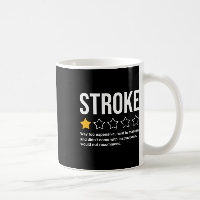 Manar Stroke Survivor Heart Disease Warrior Fighte Kaffemugg (Höger)
