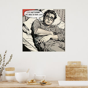 Manar Suffering 1950's Tecknad Poster