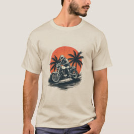 Manar Sunset Motorcycle T-Shirt