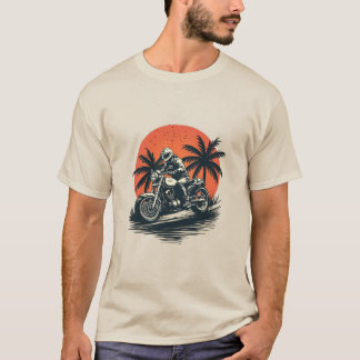 Manar Sunset Motorcycle T-Shirt
