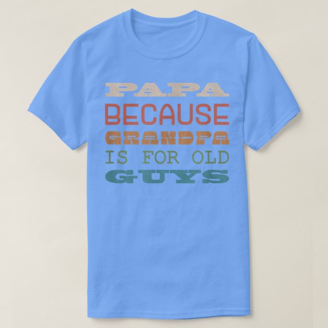 Manar Superskoj Fars dag Pappa för morfar I T Shirt (Design framsida)