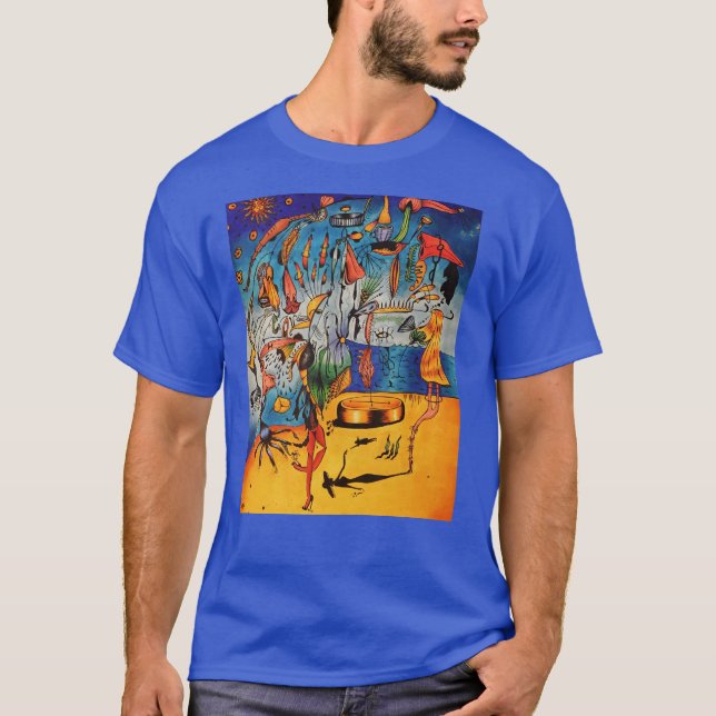 Manar surrealistiska utslagsplats t-shirt (Framsida)