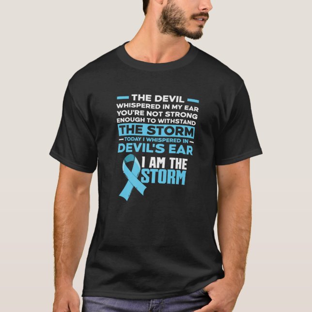Manar Survivor Prostate Warrior Storm Prostate Can T Shirt (Framsida)