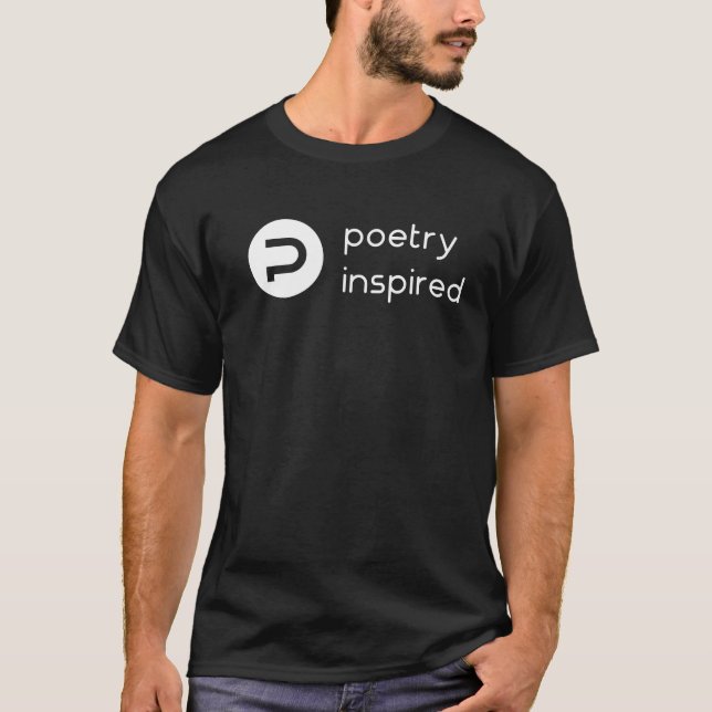 Manar svart T-tröja Tee Shirt (Framsida)