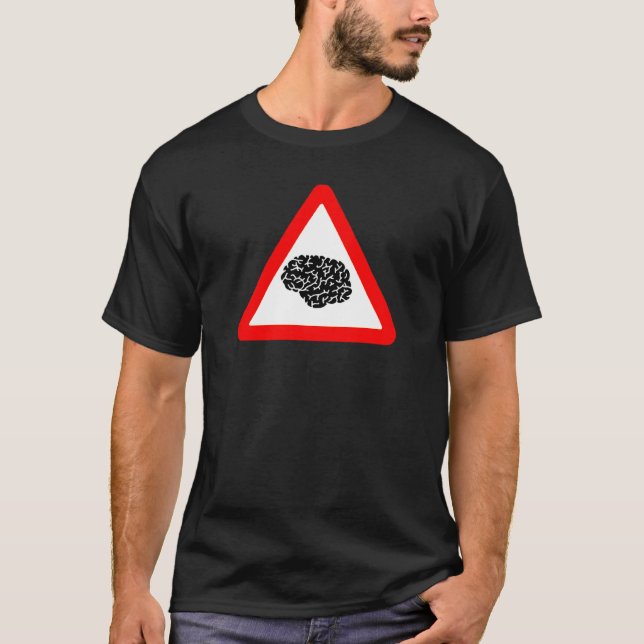 Manar svart utslagsplats för tankebrott t-shirt (Framsida)