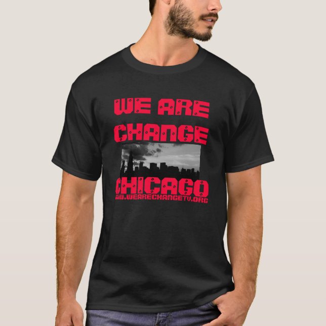 Manar svart WACC-UTSLAGSPLATS Tee Shirt (Framsida)