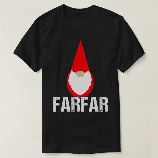 Manar Svenska Farfar Grandfat Fars dag T Shirt (Design framsida)
