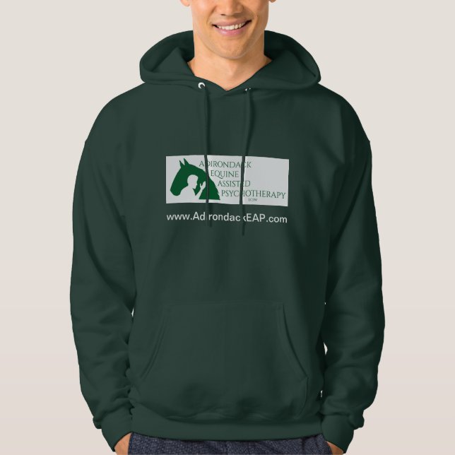 Manar sweatshirt med Adirondack EAP-logotyp (Framsida)