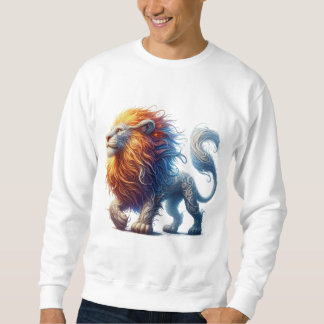 Manar sweatshirt med lejont tryck