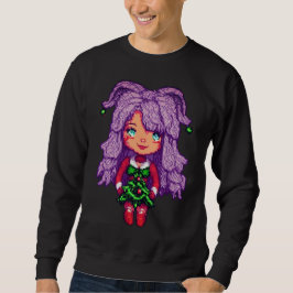 Manar Sweatshirt purplehair girl