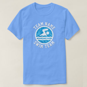 Manar Swimming & Diving Anpassningsbar Simma Team T Shirt