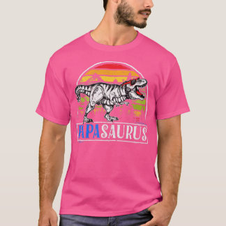 Manar T Re Dinosaur Pappa Saurus Papasaurus Funny  Shirt