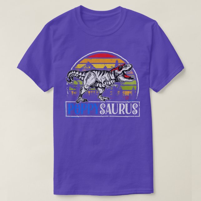 Manar T Re Dinosaur Poppy Saurus Poppysaurus Funny Shirt (Design framsida)
