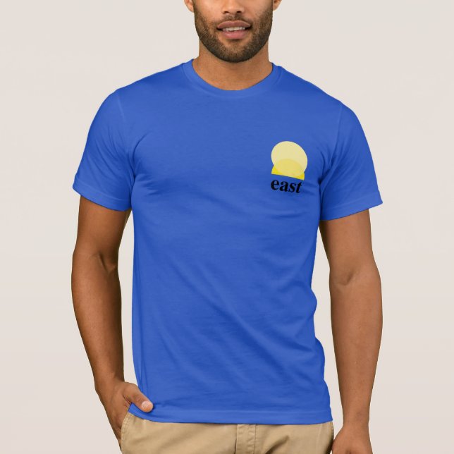 Manar T-Shirt i Royal Blue (Framsida)