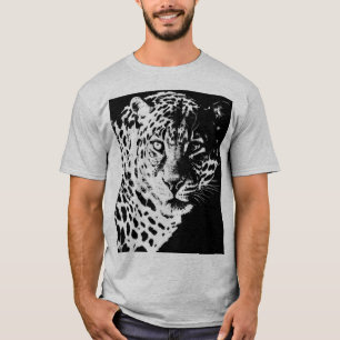 Manar T-Shirt Leopard Ansikte Modern pop Art Anima