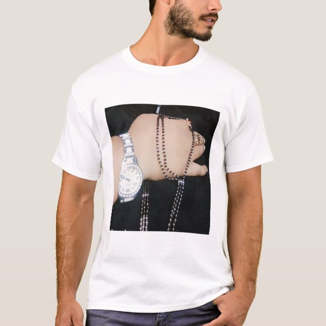 MANAR T-SHIRT 👕 MED BEAUTYFUL FLOWER 🌺 🌹 HAND ✋ (Framsida)