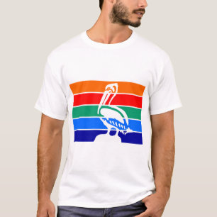 Manar T Shirt med Flagga av Sankt Petersburg, Flor