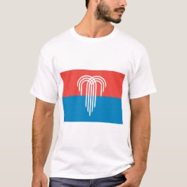 Manar T Shirt med Flagga Kansas City, Missouri